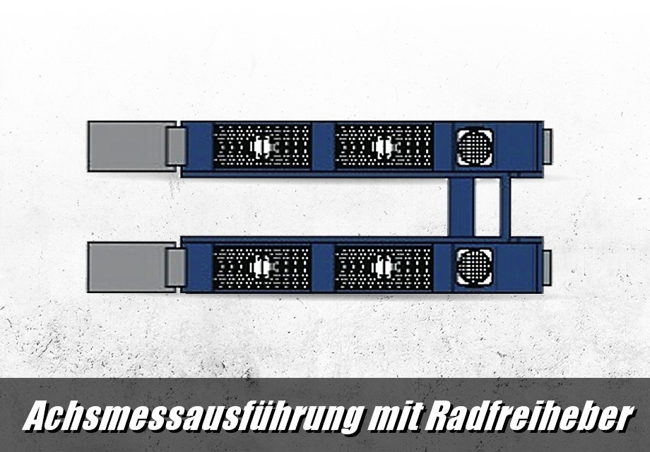 Achsvermessung mit Radfreiheber